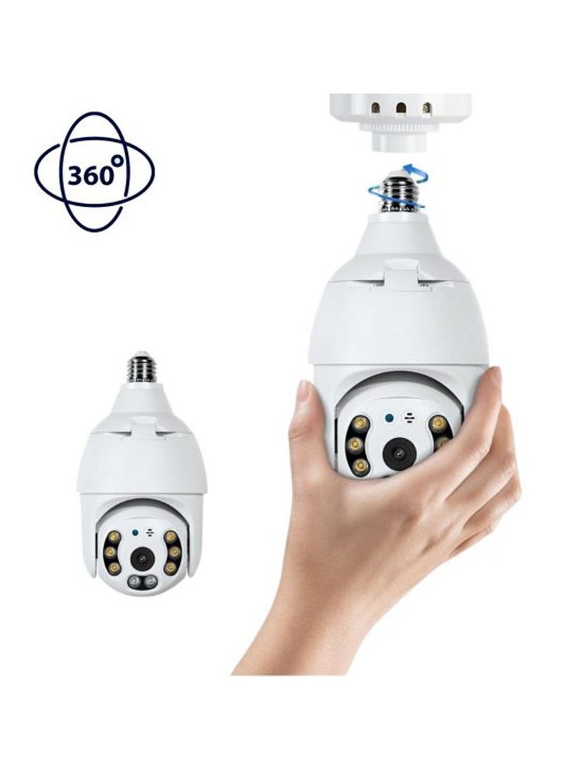 Crony Y28-1080P light bulb IP Camera Smart wireless WIFI panoramic camera home HD night vision 2MP security monitoring  - Image 2