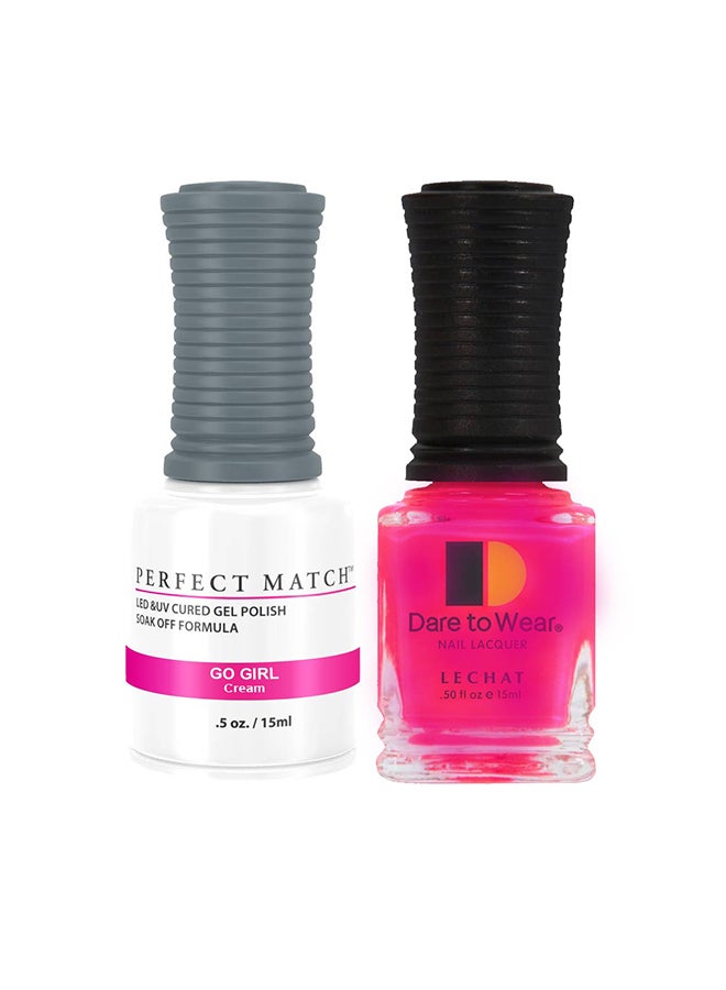 Lechat Soak Off Gel Nail Polish UV LED Gel Polish Go Girl PMS37 - Image 1