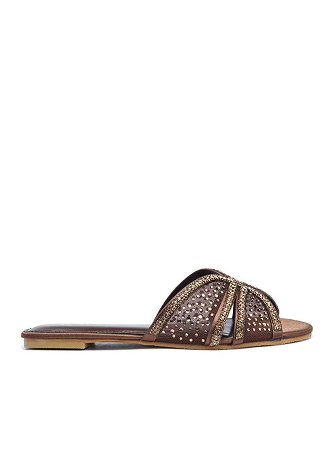 فايور Stylish Midnight Starburst Satin Slide MY 405