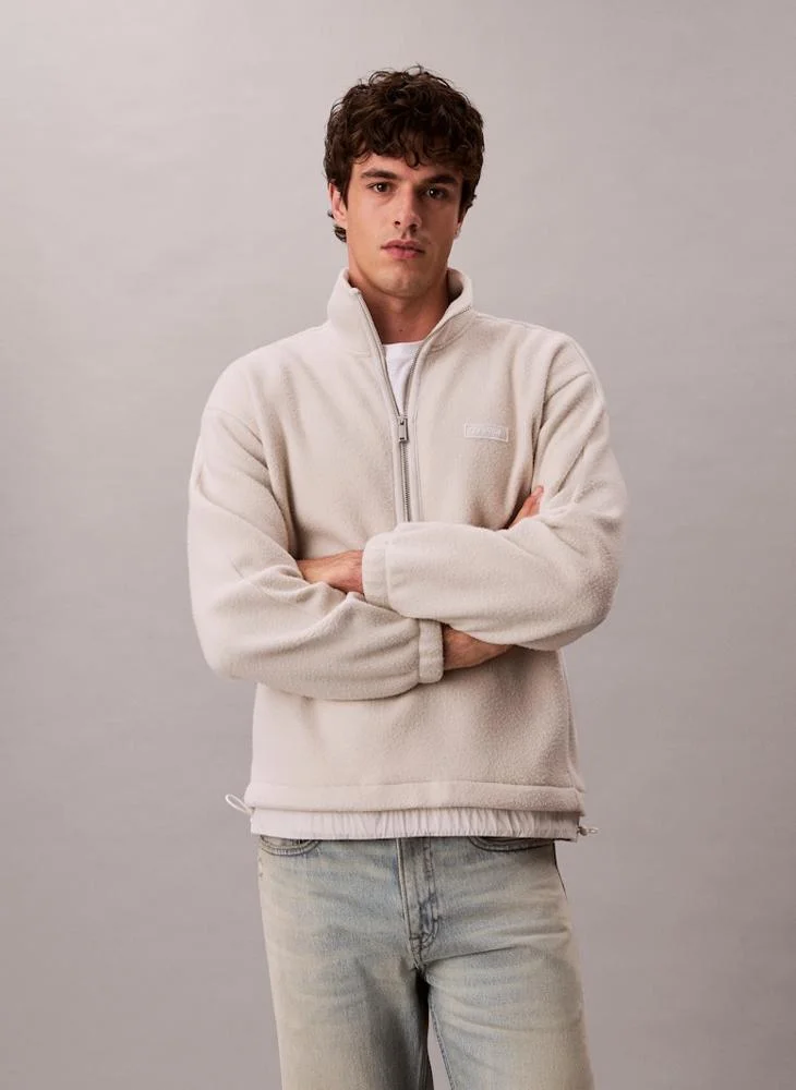 CALVIN KLEIN Oversized Half Zip Sweatshirt