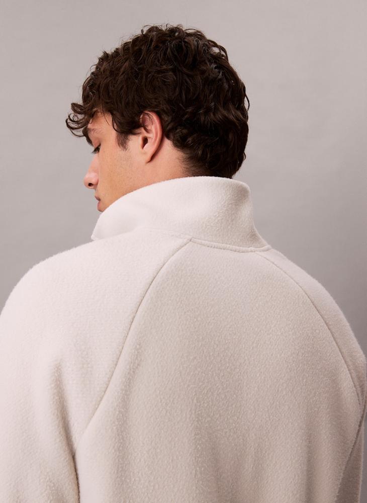 CALVIN KLEIN Oversized Half Zip Sweatshirt - Image 4