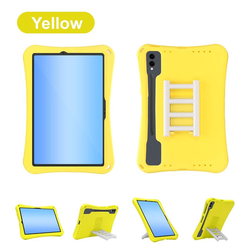 Yellow TPU Anti Drop Foldable Case For Galaxy Tab S11 11 Inch - Image 1