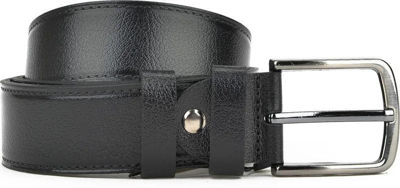 Ziya , Genuine Leather 4 cm Men's Belt 141980Z201 Black