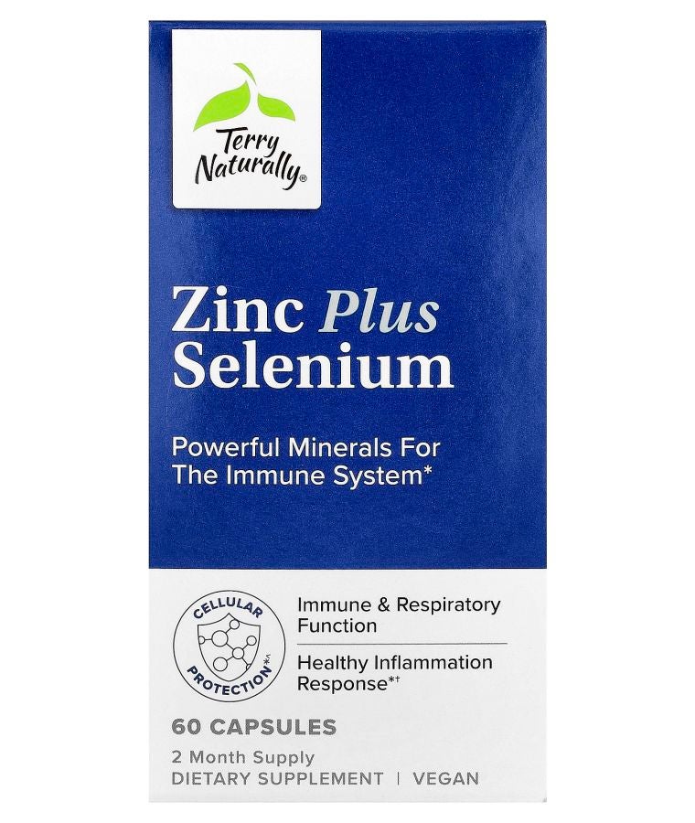 Terry Naturally Zinc Plus Selenium 60 Capsules