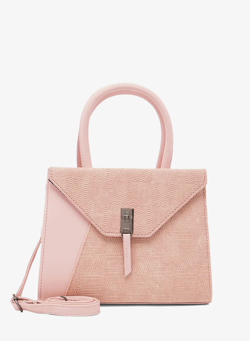 ELLA classic satchel with top handle and strap