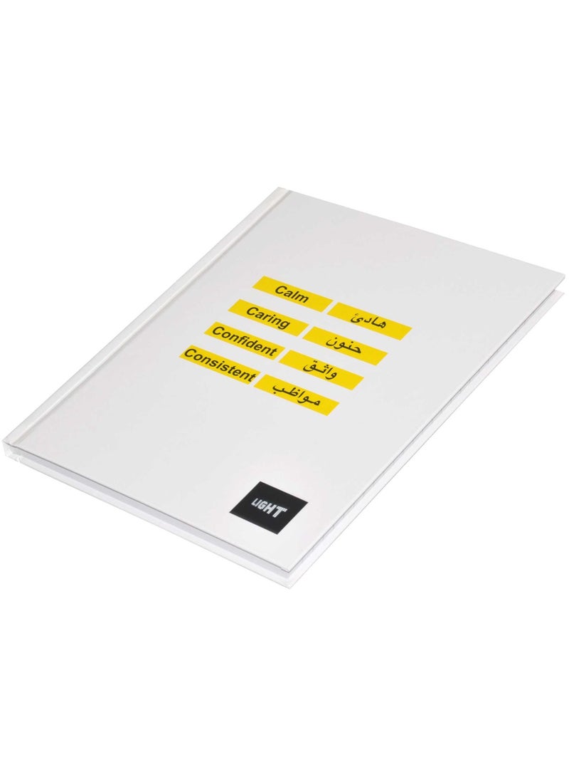 FIS دفتر ملاحظات غلاف صلب FIS LIGHT عبوة من 5، خط واحد، 9X7 بوصة (22.86 X 20.32 سم)، 100 ورقة -LINB971708 - Image 4
