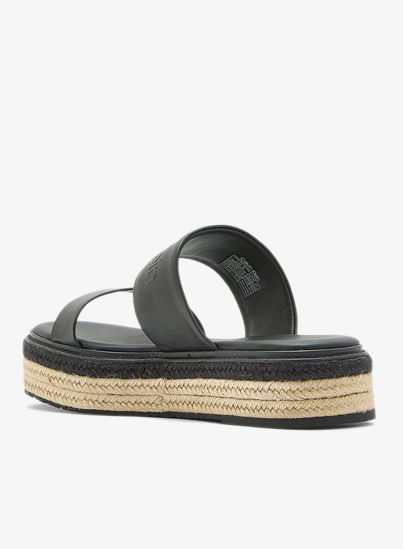 CALVIN KLEIN FLATFORM WEDGE SLIDES - Image 4