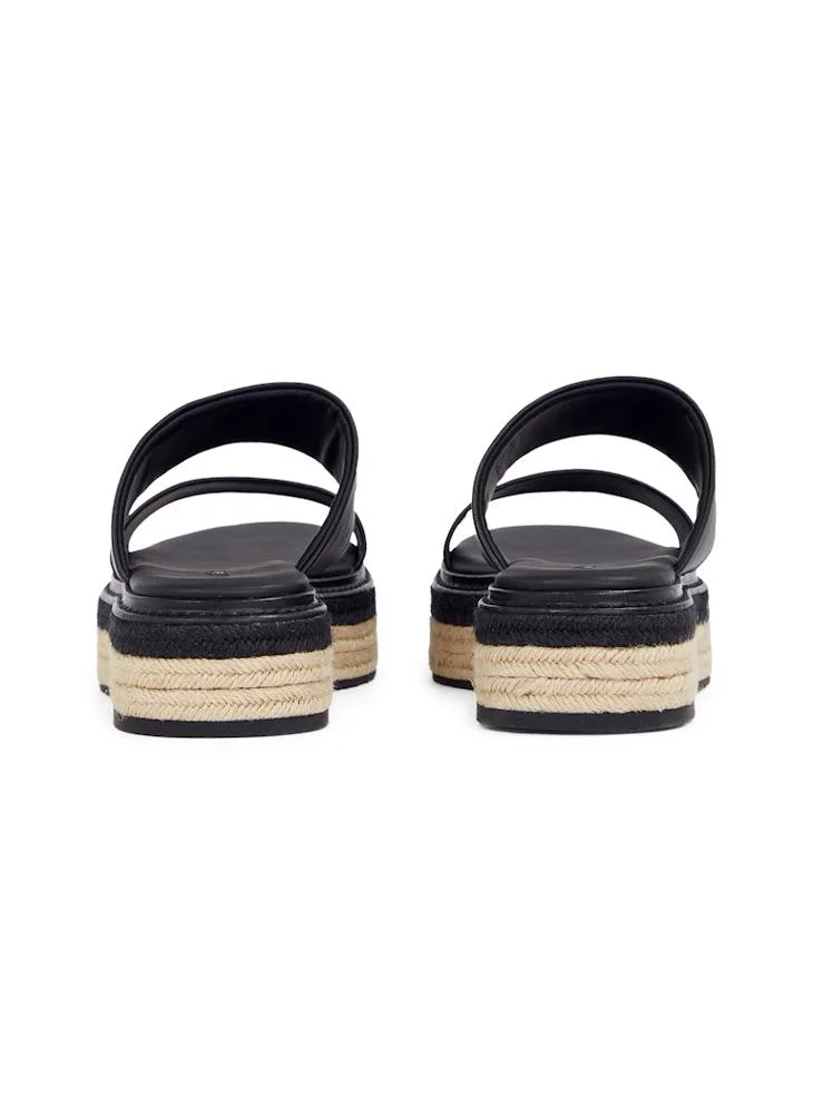 كالفن كلاين FLATFORM WEDGE SLIDES