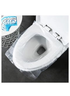Generic 50Pcs/Pack Disposable Toilet Seat Cover Mat Portable Waterproof Safety Toilet Seat Pad For Travel Camping Commuting  - Image 3