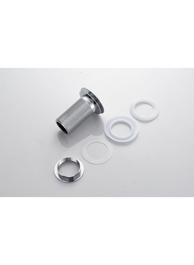 Lynacz Original Pop-Up Waste Stainless Steel 304 Wash Basin Drainer Standard Size Push Type Plug Stopper (Silver) - Image 3