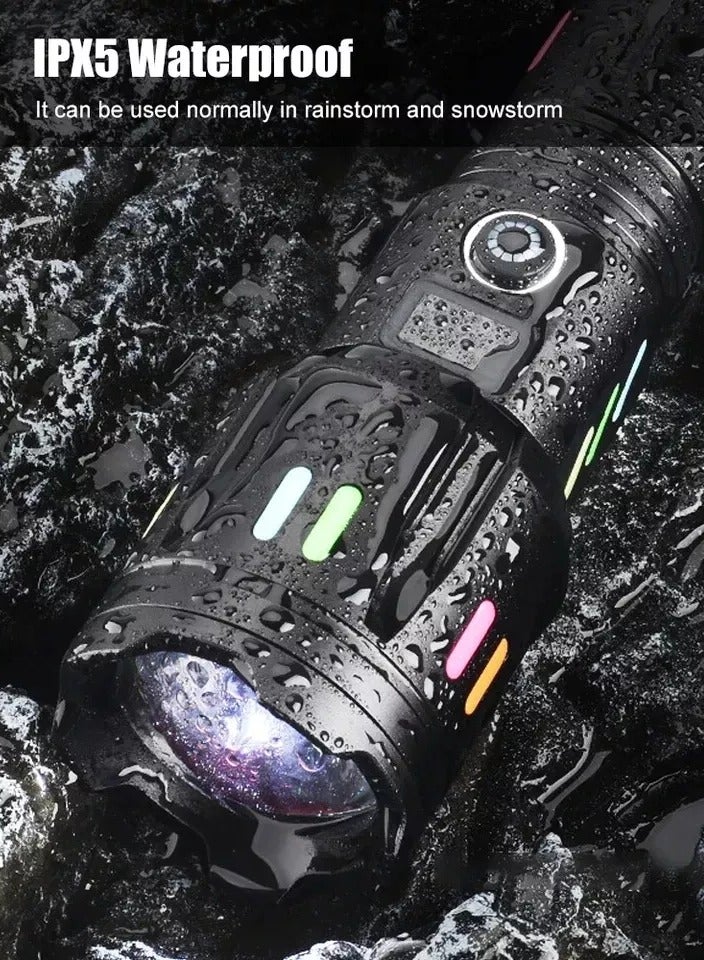 Aluminum Alloy Strong Light Flashlight - Image 4