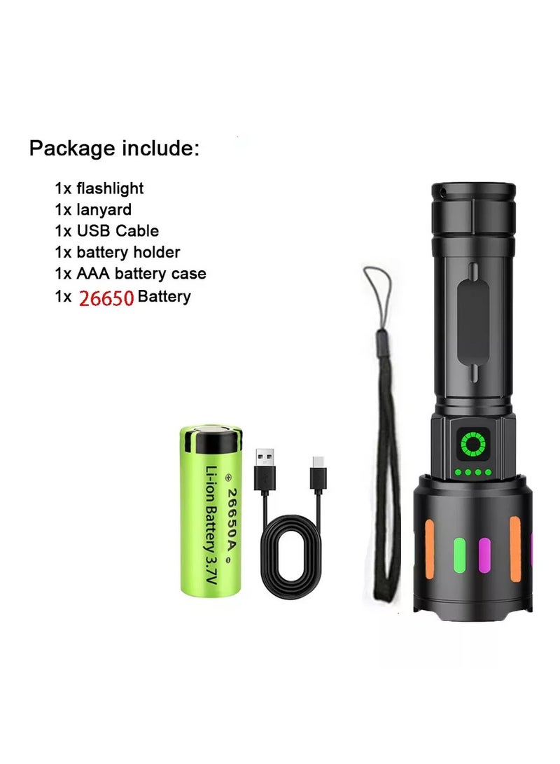 Aluminum Alloy Strong Light Flashlight - Image 5