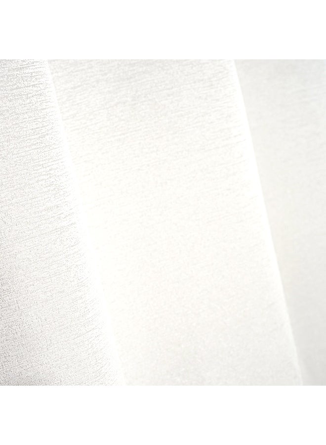 Home Box Atlanta Single Colour-Fast Dyed Jacquard Washable Curtain With Eyelets  - Image 3
