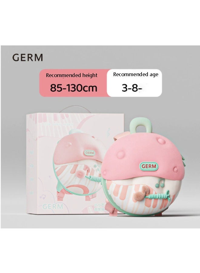 GERM Mini Children's Backpack School Backpack Preschool Kindergarten Primary School Small Bag Adjustable Children's Backpack for Boys and Girls Puff Children's Backpack Suitable for School and Travel (Colourful) - Image 2