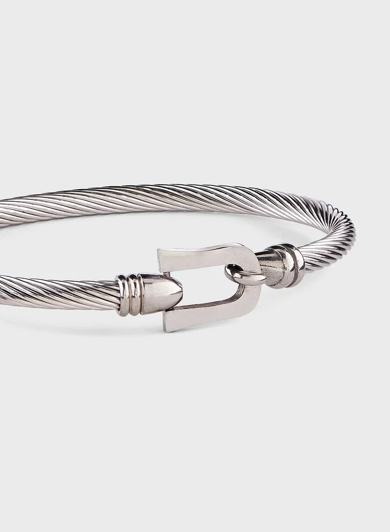 Seventy Five Casual Metal Cuff Bracelet
