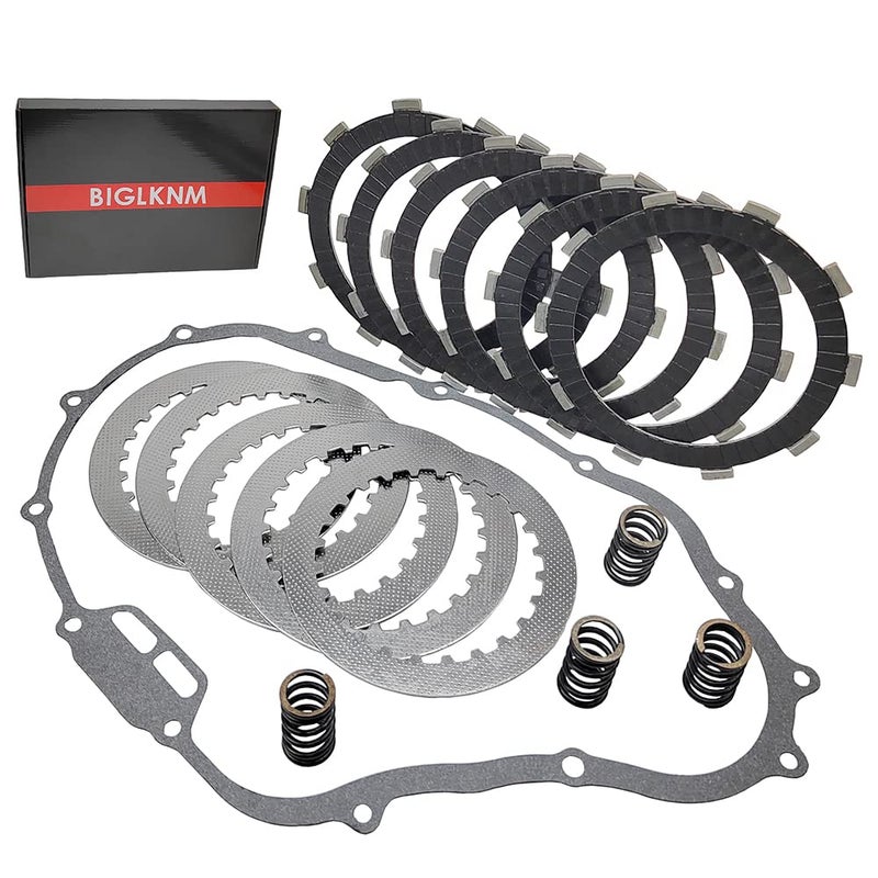 BIGLKNM Clutch Kit Carbon Fiber Friction Plates Heavy Duty Springs Gasket for Honda FourTrax 300 TRX300 TRX300FW TRX350D FourTrax Foreman 350 19872000