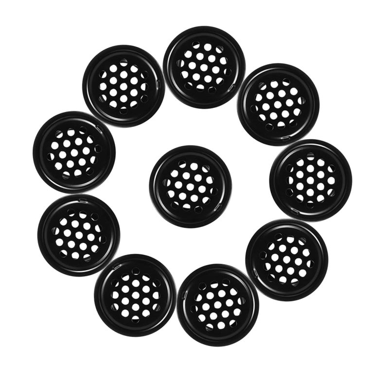 10 Pcs Stainless Steel Soffit Vent Grille For Kitchen Cabinet Bathroom Ventilation - Image 2