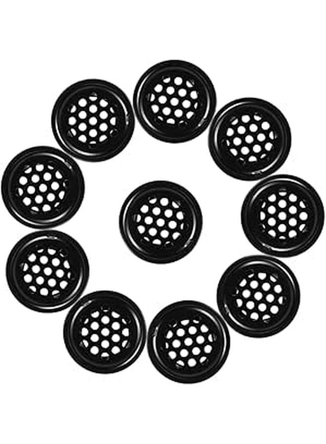 10 Pcs Stainless Steel Soffit Vent Grille For Kitchen Cabinet Bathroom Ventilation - Image 1