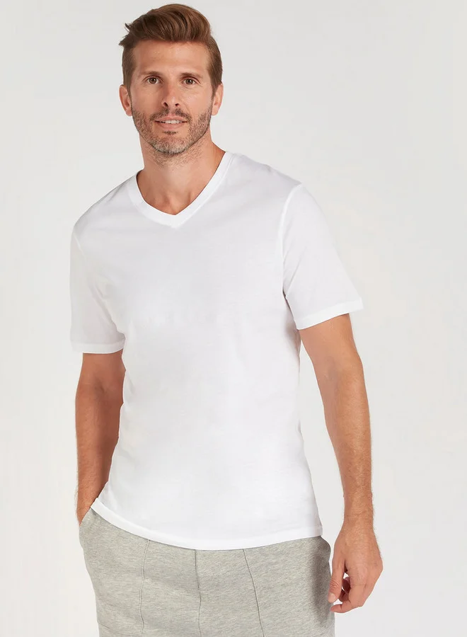 سبلاش فيڤ Set of 3 - Round Neck Vest with Short Sleeves