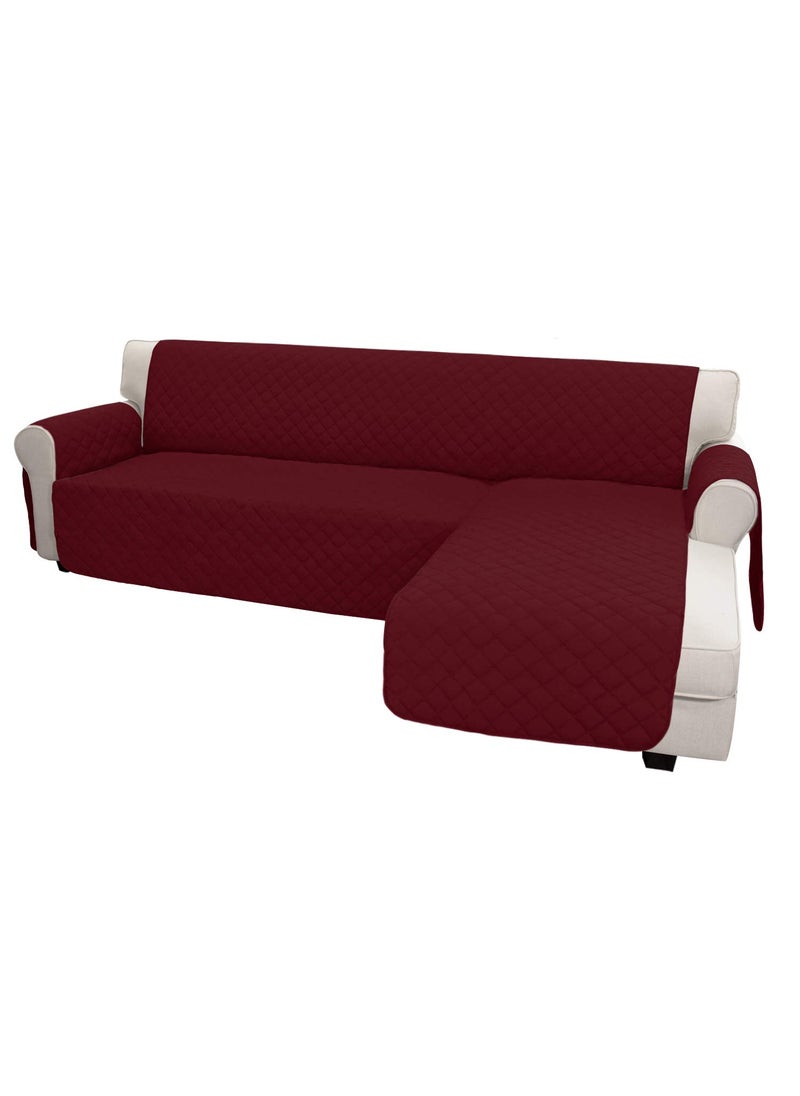 Easy-Going EasyGoing Sofa Slipcover L Shape Sofa Cover Sectional Couch Cover Furniture Protector Mat for Pets Dog Cat LargeChristmas RedChristmas Red 