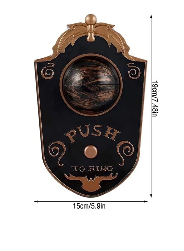 Halloween Doorbell Decoration, Haunted Doorbell, Halloween Lightup Eyeball, Door Decorations Party Doorbell Prop for Haunted House - Image 2