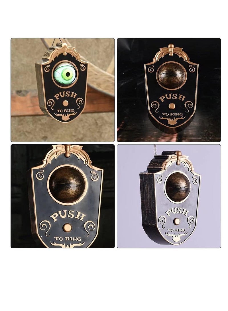 Halloween Doorbell Decoration, Haunted Doorbell, Halloween Lightup Eyeball, Door Decorations Party Doorbell Prop for Haunted House - Image 4