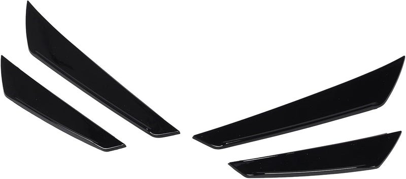 Sorandy Front Bumper Lip Splitter Spoiler 4pcs, Accessories Air Chin Body Kit, Front Bumper Side Splitter Glossy Black, Improve Streamline, Decorative for VB 2022 Onwards - Image 5