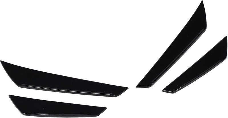 Sorandy Front Bumper Lip Splitter Spoiler 4pcs, Accessories Air Chin Body Kit, Front Bumper Side Splitter Glossy Black, Improve Streamline, Decorative for VB 2022 Onwards - Image 2