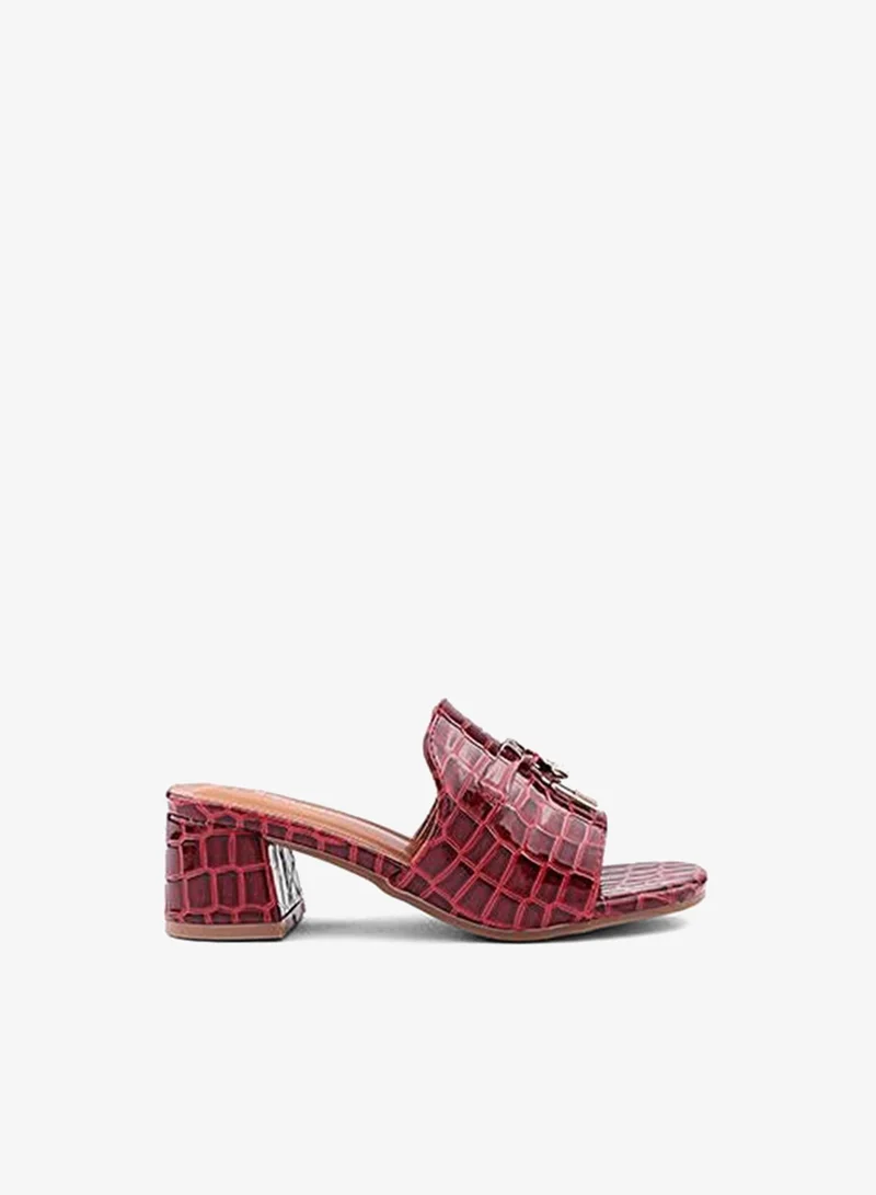 كابلي كعب عالي بكعب كتلة وحزام للكاحل للفتيات