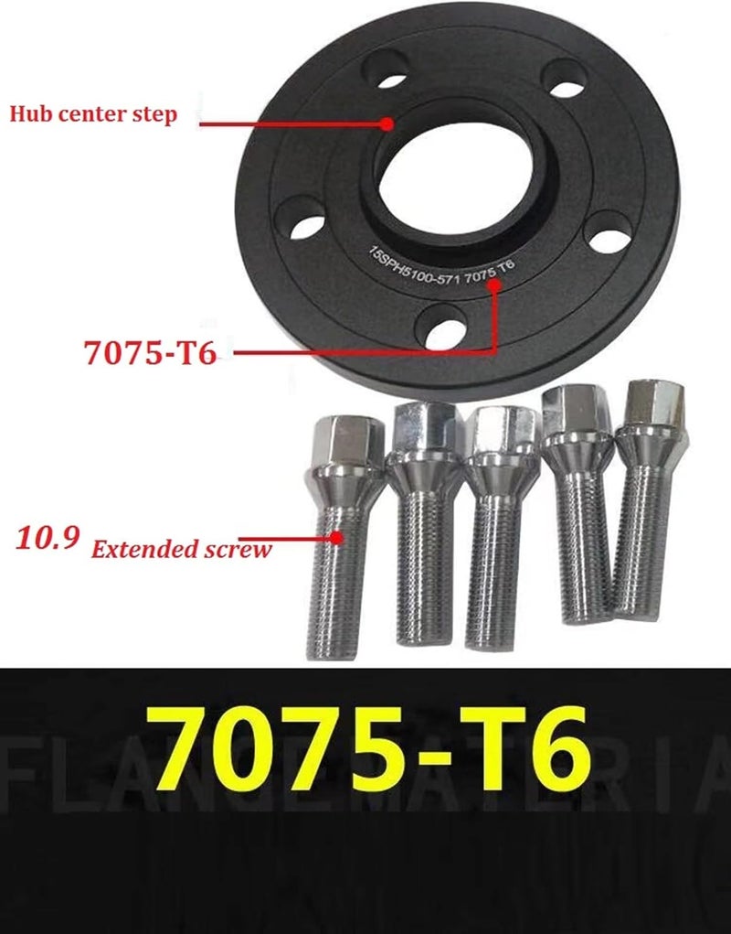 Wivplex 15mm Wheel Spacer Kit 5x100 5x112 - Image 3