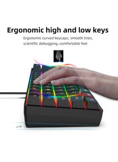 HXSJ V700 61 Key RGB Wired Gaming Keyboard and J900 USB Wired Gaming Mouse Set  - Image 4