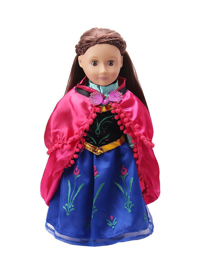 NIBEMINENT Cosplay Princess Dress For 18 Inch Doll - Image 1