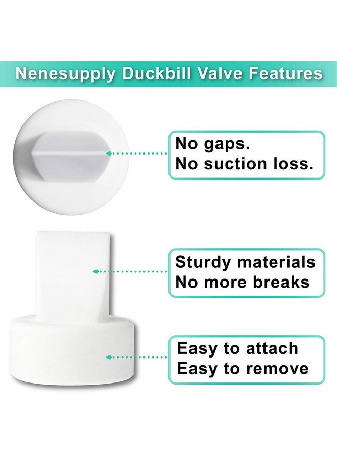 نينس سابلاي صمامات منقار البط من Nenesupply، 6 قطع، متوافقة مع مضخات الثدي Spectra S1 وSpectra S2. قطع مضخة Spectra غير أصلية. استبدل صمامات منقار البط من Spectra وصمامات Spectra. - Image 2