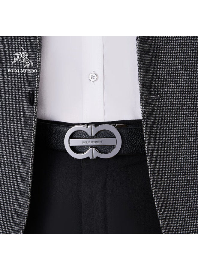 Polomeisdo Paul Meisite Men's Leather Belt With Automatic Buckle, Gift Box, Jd Self-operated, Qixi Valentine's Day Gift For Boyfriend Or Husband - Image 3