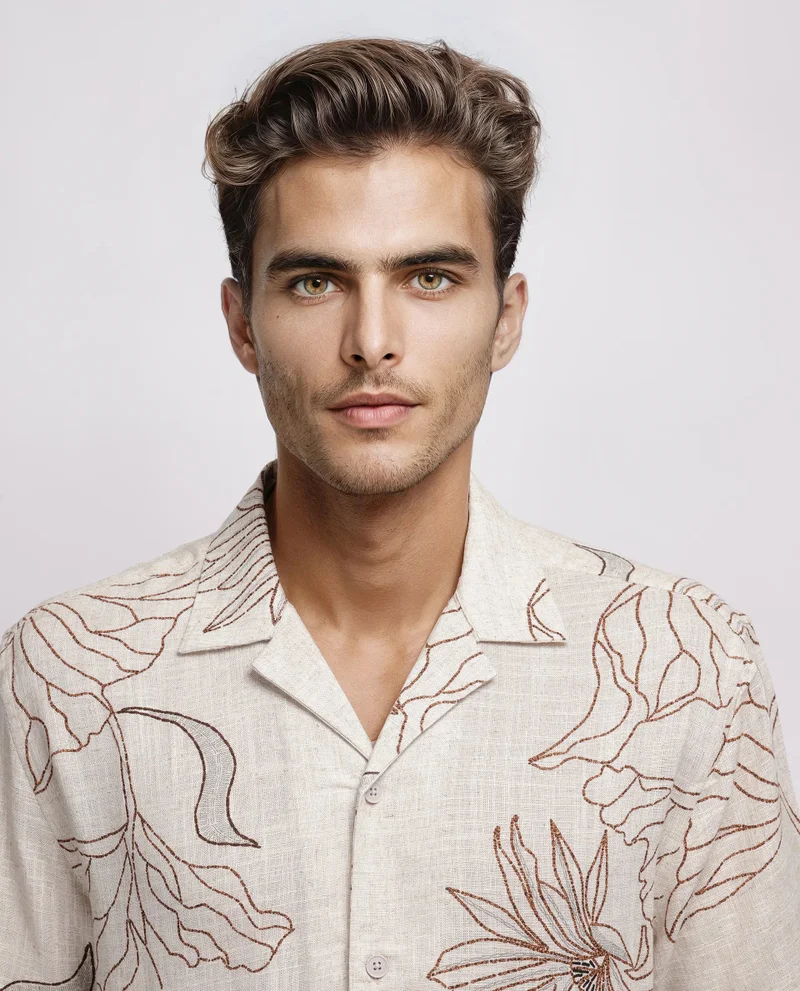 Rare Rabbit Men's Floral Print Shirt
