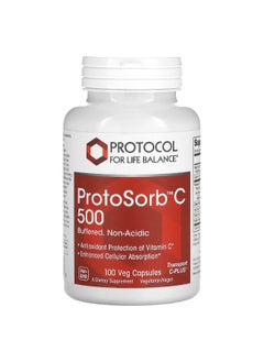 Protocol For Life Balance Protocol for Life Balance, ProtoSorbC 500, 100 Veg Capsules  - Image 1