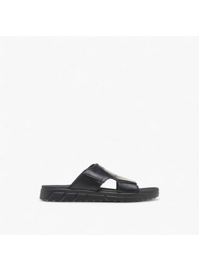 Le Confort Men Solid Slip-On Comfort Sandals  - Image 3