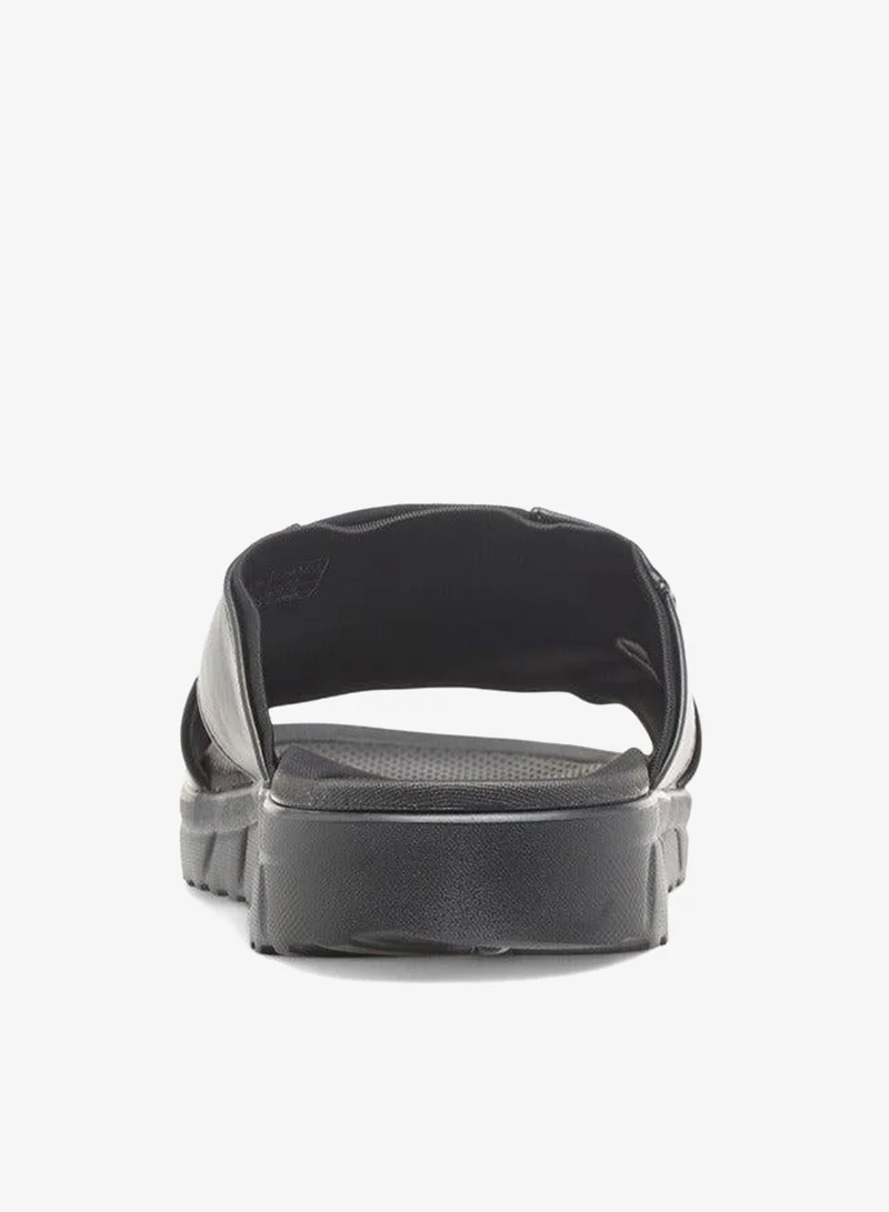 Le Confort BLACK Men Solid Slip-On Comfort Sandals for Men | Best Price UAE