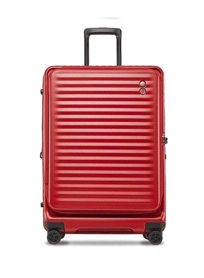 Echolac Celestra 54cm, 4 Double Wheel Cabin Luggage Trolley - Red - Image 1