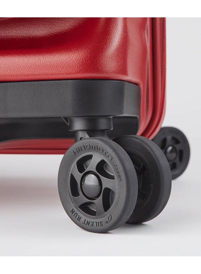 Echolac Celestra 54cm, 4 Double Wheel Cabin Luggage Trolley - Red - Image 3