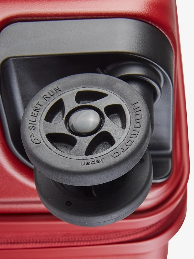 Echolac  Celestra Small 54 Cm Hardside 4-Double Wheeled Cabin Luggage Trolley - Red  | Best Price UAE