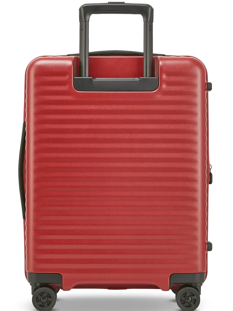 Echolac  Celestra Small 54 Cm Hardside 4-Double Wheeled Cabin Luggage Trolley - Red  | Best Price UAE