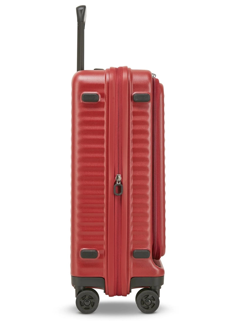 Echolac Celestra Small 54 Cm Hardside 4-Double Wheeled Cabin Luggage Trolley - Red - Image 5