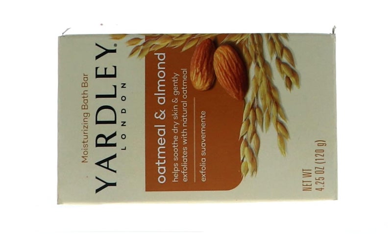 AB Yardley of London Naturally Moisturizing Bar Soap Oatmeal Almond 2 ea - Image 5