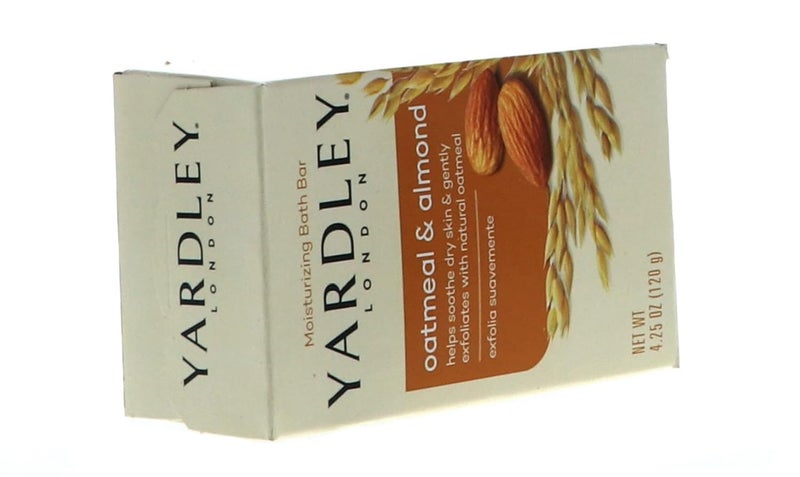 AB Yardley of London Naturally Moisturizing Bar Soap Oatmeal Almond 2 ea - Image 4