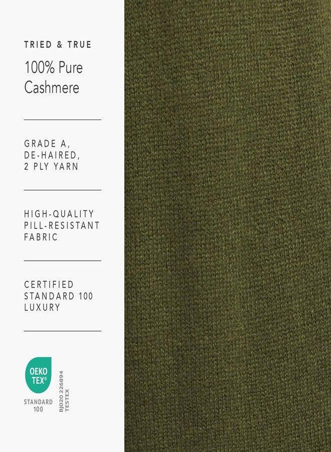 Fishers Finery Women's 100% Pure Cashmere Slouchy Beanie; Classic (Black) - Image 5