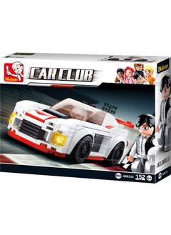 Sluban Car Club Race Car White 152 Pieces  - Image 1