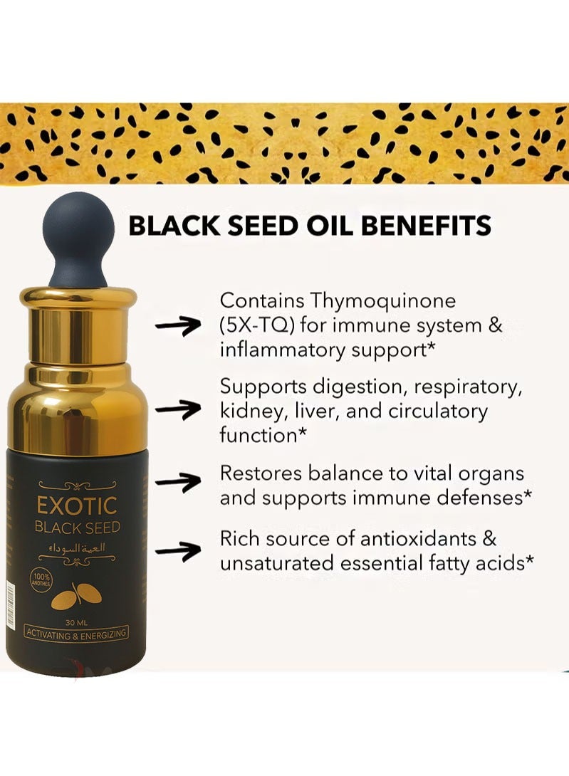 Exotac Black Seed Oil,100% Organic Activating & Energizing - 50ML - Image 4