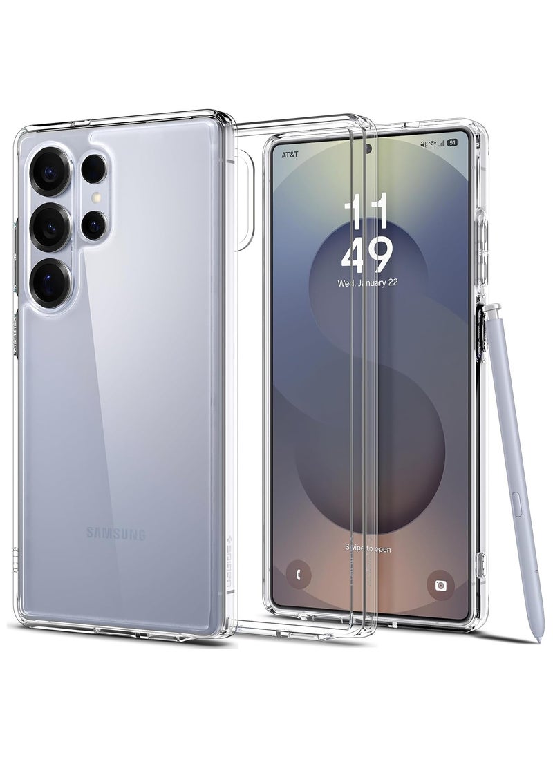 Spigen - Ultra Hybrid Samsung Galaxy S25 ULTRA Case Cover (2025) - Crystal Clear - Image 1
