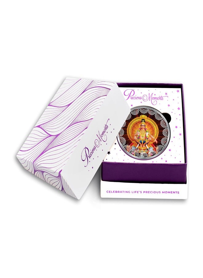 ACPL Precious Moments BIS Hallmarked 20gm 999 Pure Silver Coin Ayyappan Colorful Design - Image 3